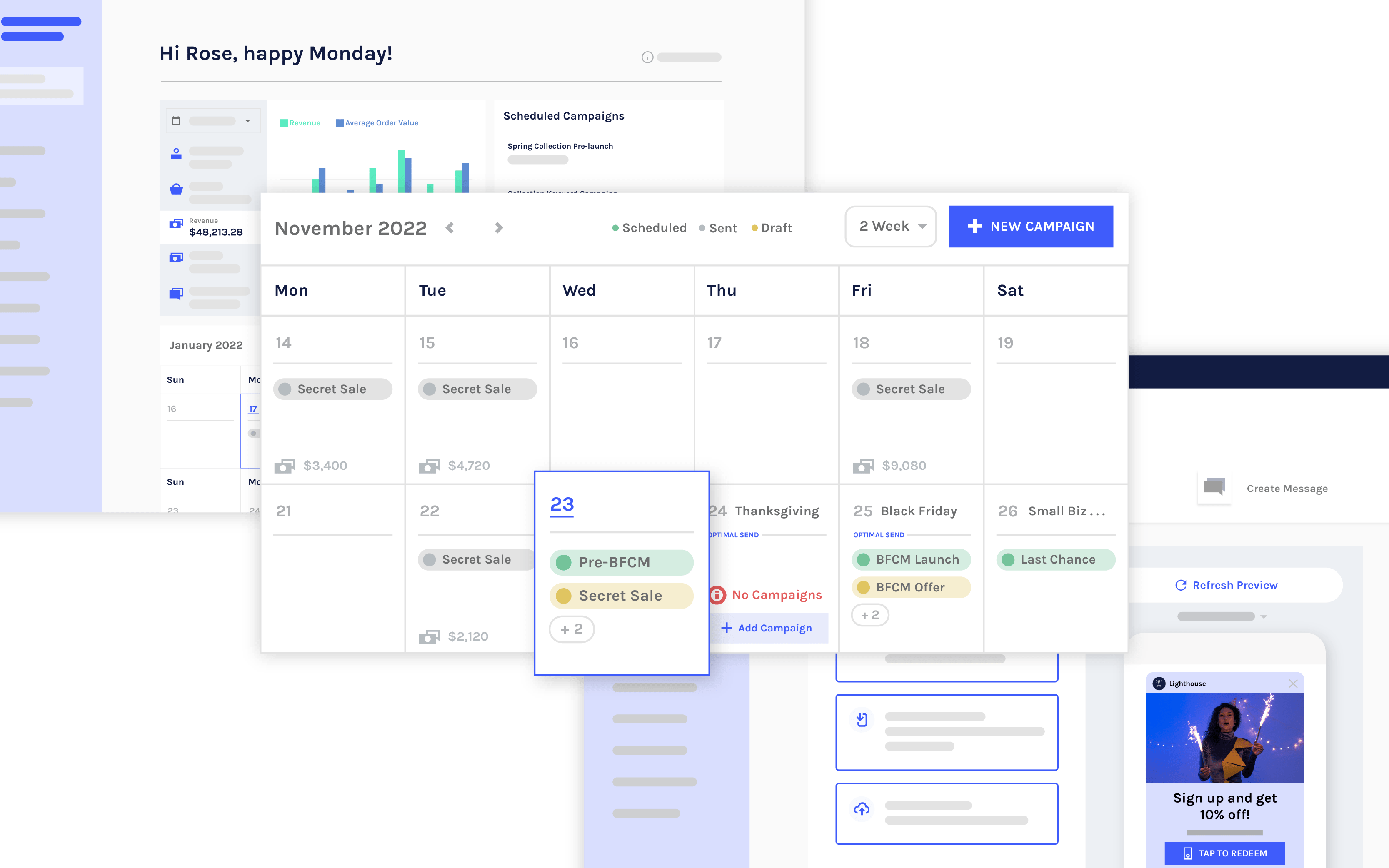 Voyage Compass SMS Planning